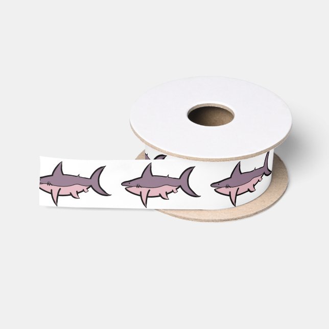 Sharks Satin Ribbon Satinband (Spule)