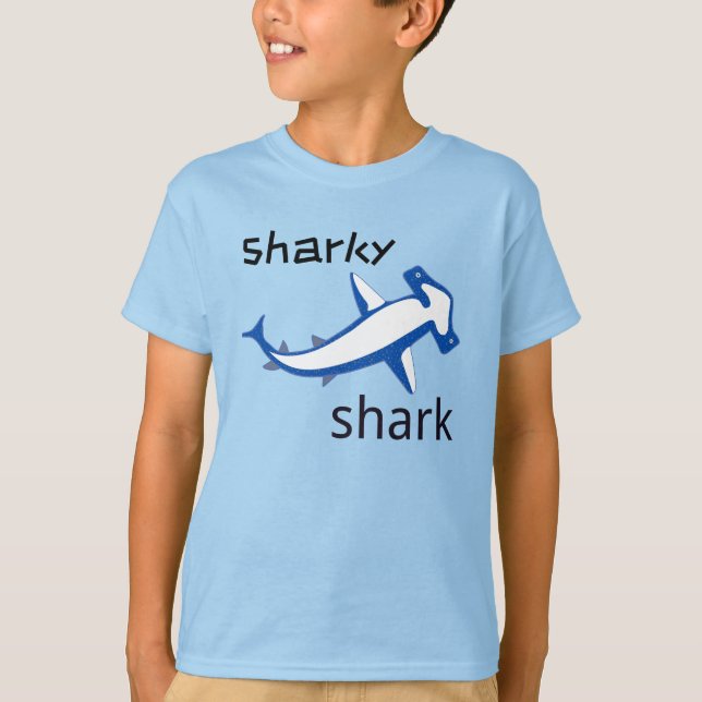 Sharky Shark Summer Toddler T-Shirt (Vorderseite)
