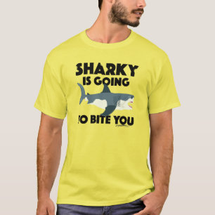 Sharky wird euch beim Design beißen - Männergrunds T-Shirt