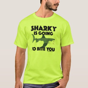 Sharky wird euch beim Design beißen - Männergrunds T-Shirt