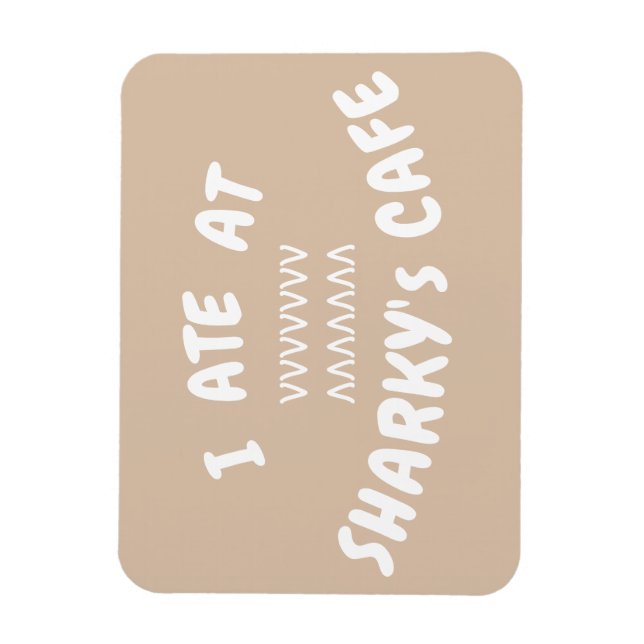 SHARKYs CAFE-Gedenkmagazin Magnet (Vertikal)