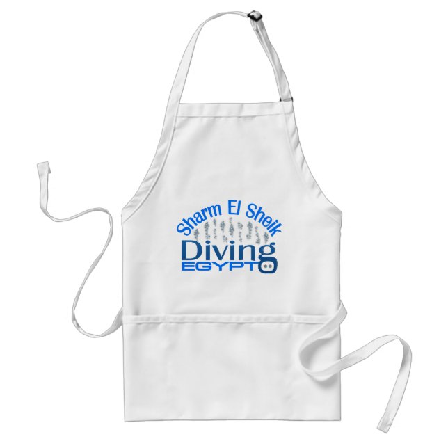 SHARM EL SHEIK Schürze - wählen Sie Stil & Farbe (Vorne)