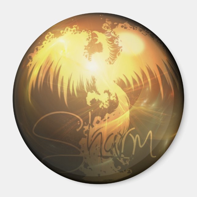 Sharm Phoenix Round Magnet (Vorne)