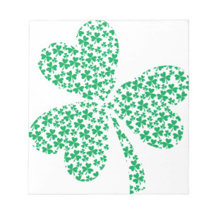 Sharmocks für den St. Patrick's Day Notizblock