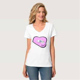 Sharnias Lippenfinnland-Spitze (lt Pink Lips) T-Shirt