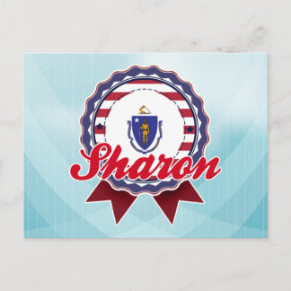 Sharon, MA Postkarte