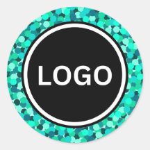 Sharp Aquamarin Abstrakt modern schimmernd