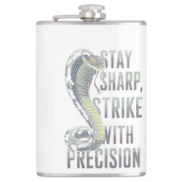 Sharp bleibe, Strike mit Präzision - Cobra Design Flachmann
