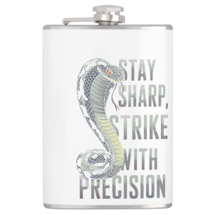 Sharp bleibe, Strike mit Präzision - Cobra Design Flachmann