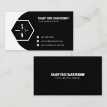 Sharp Edge Barbershop Geschäftskarte