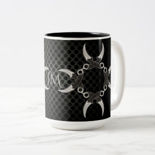 Sharp Edges Mit Monogramm Kurve Blades Zweifarbige Tasse