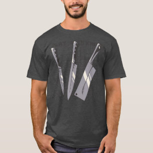 Sharp I Play mit Knives Koch Knife Kulinarische Fä T-Shirt