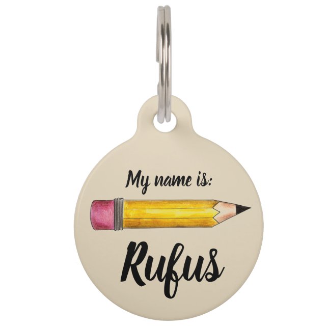 Sharp Yellow #2 Schullehrer Tiermarke (Vorderseite)