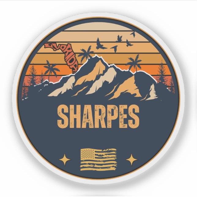 Sharpes, Florida Aufkleber (Vorderseite)