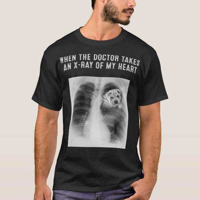 SHARPIE Dog Doctor nimmt einen XRay von meinem Her T-Shirt (Vorderseite)