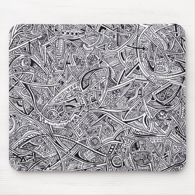 Sharpie-Graffiti Mousepad (Vorne)