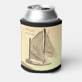 Sharpie Schooner Sailboat - Getränkemarke kühler Dosenkühler
