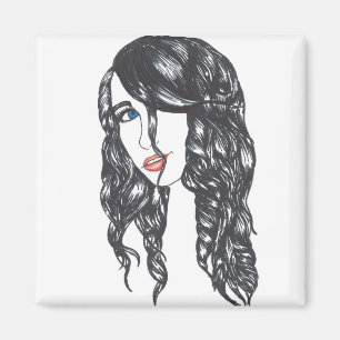 Sharpie Überall - 2 Zoll Quadratischer Magnet