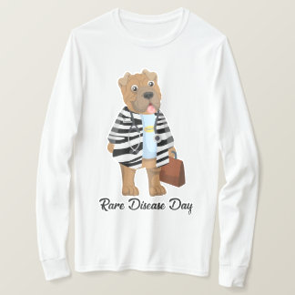 Sharpie Zebra Coat Seltene Erkrankung Langsambies T-Shirt