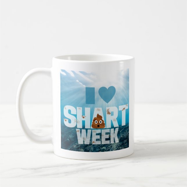 SHART WEEK Mug : UNE PARODE DE SEMAINE DE REQUINS (Gauche)