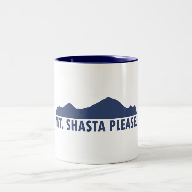 Shasta California Bitte Zweifarbige Tasse (Mittel)