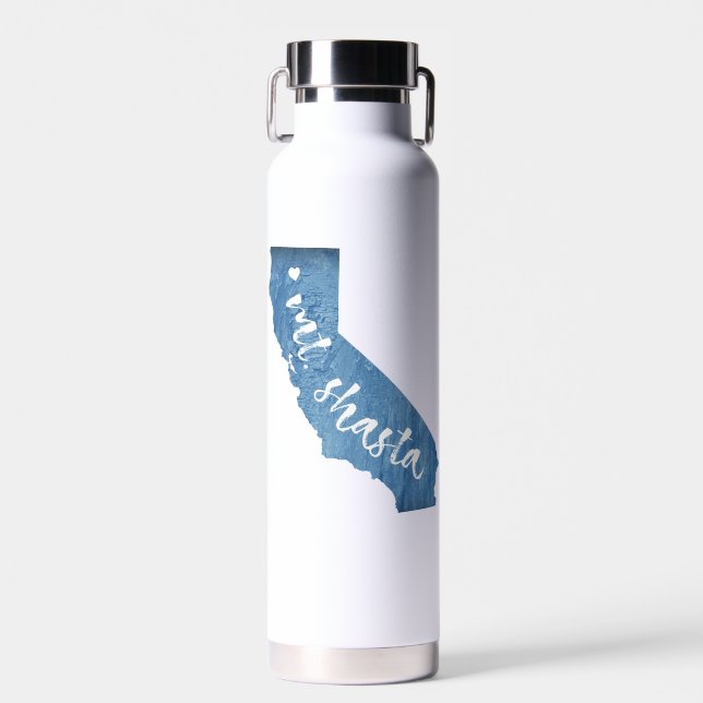 Shasta California Wood Grain Trinkflasche (Vorne)