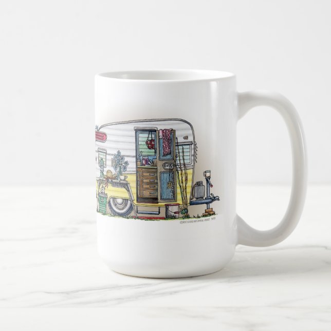 Shasta Camper Trailer RV Kaffeetasse (Rechts)
