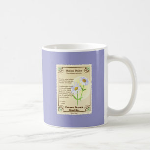 Shasta Daisy Seed Packet Kaffeetasse