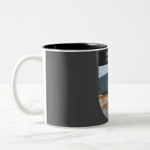 Shasta Lake, California Zweifarbige Tasse