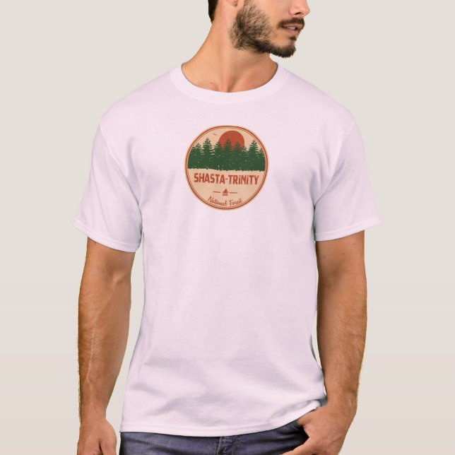 Shasta-Trinity-Nationalwald T-Shirt (Vorderseite)