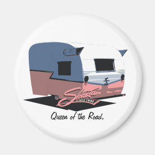 Shasta Vintager Camper RV - Rosa Magnet