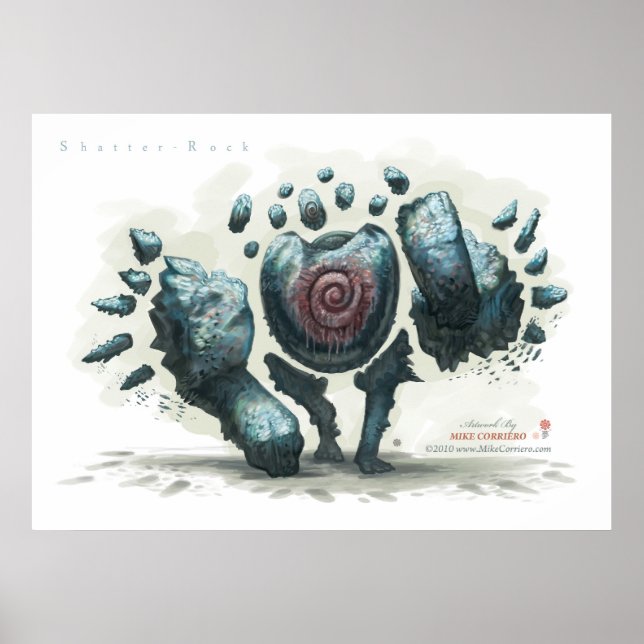Shatter Rock Poster (Vorne)