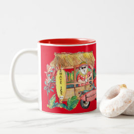 Shave Ice Hawaiian Santa Mele Kalikimaka Tasse