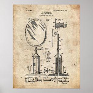 Shave Mirror-Patent Poster
