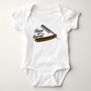 Shave Razor Baby Strampler