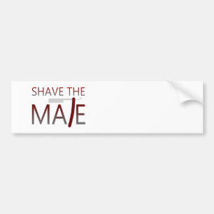 Shave the Mate Autoaufkleber