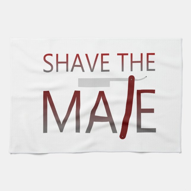 Shave the Mate Handtuch (Horizontal)