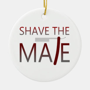 Shave the Mate Keramik Ornament
