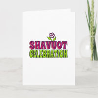 Shavuot Celebration fun Gruß mit Blume