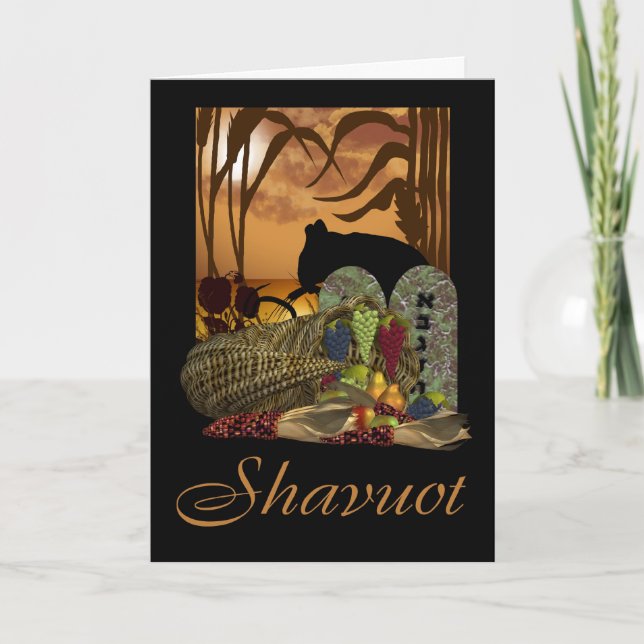 Shavuot Gruß-Karte Karte (Vorderseite)