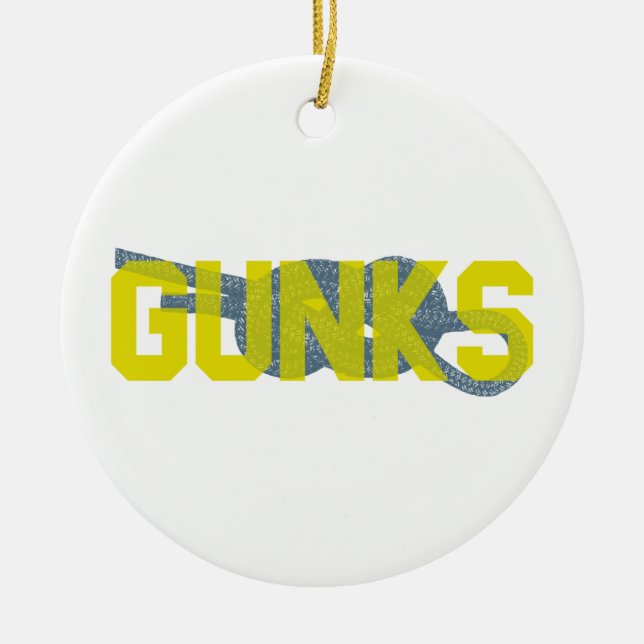 Shawagunks Climbing Keramik Ornament (Vorne)