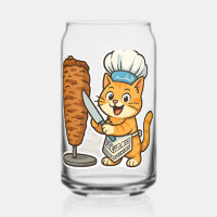 Shawarma Cat Koch Sticker