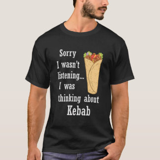 Shawarma Eating Doner Kebab Türkisches Essen T-Shirt