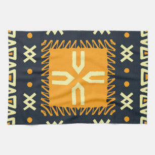 Shawl Design: Indian Batik Square. Geschirrtuch