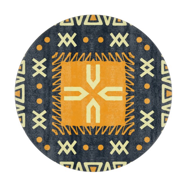 Shawl Design: Indian Batik Square. Schneidebrett (Vorderseite)
