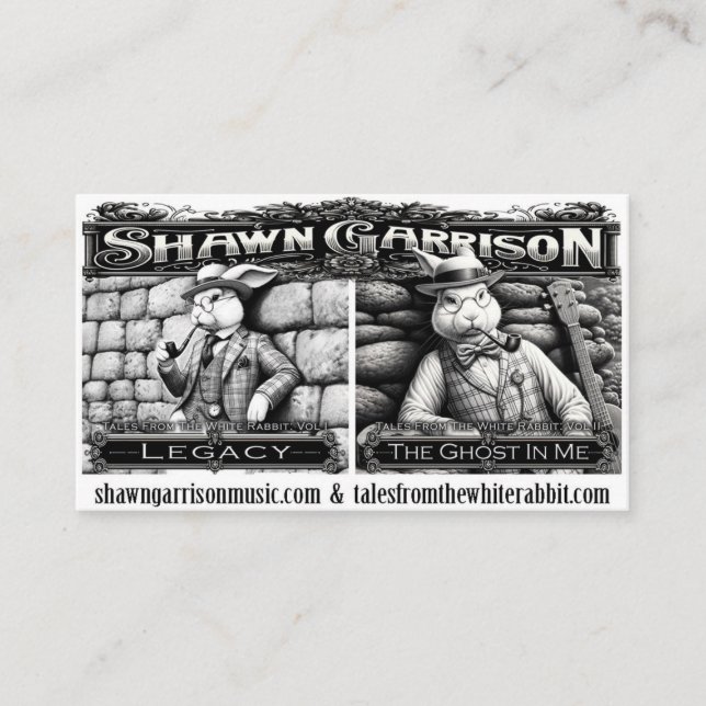 Shawn Garrison Music - Visitenkarten Visitenkarte (Vorderseite)