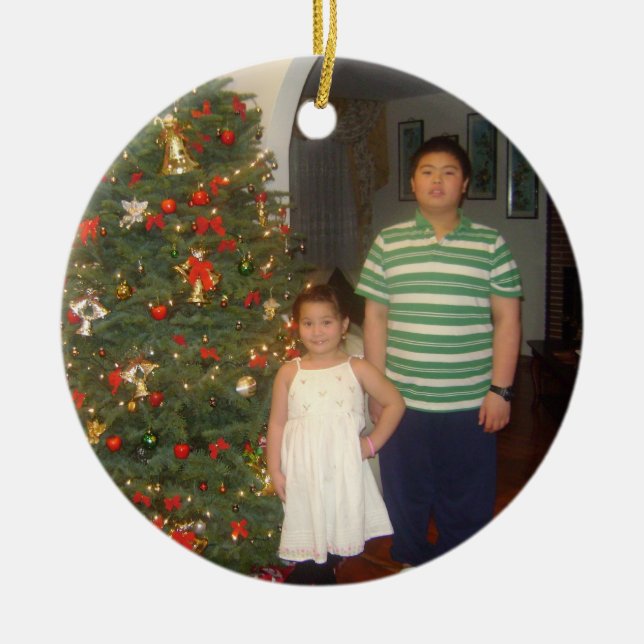 Shawn und Chloe Keramikornament (Vorne)