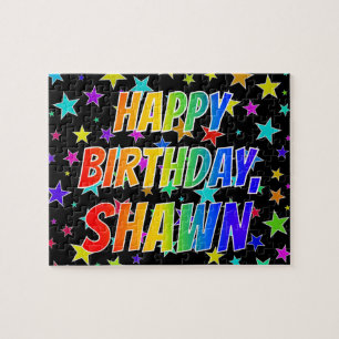 "SHAWN" Vorname, Spaß "GLÜCKLICHER BIRTHTAG"