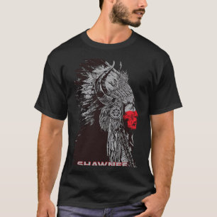 Shawnee American Indian Stolzer Häuptling Vintage T-Shirt