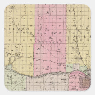 Shawnee County, Kansas Quadratischer Aufkleber